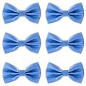 Bow Tie for Men Polyester Solid Pretied Bowties Adjustable Tuxedos Bowtie for Weddings &amp; Groom’s Gift – Bow Ties for Women