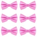 Bow Tie for Men Polyester Solid Pretied Bowties Adjustable Tuxedos Bowtie for Weddings &amp; Groom’s Gift – Bow Ties for Women