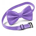 Bow Tie for Men Polyester Solid Pretied Bowties Adjustable Tuxedos Bowtie for Weddings &amp; Groom’s Gift – Bow Ties for Women