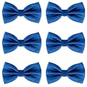 Bow Tie for Men Polyester Solid Pretied Bowties Adjustable Tuxedos Bowtie for Weddings &amp; Groom’s Gift – Bow Ties for Women