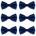 Bow Tie for Men Polyester Solid Pretied Bowties Adjustable Tuxedos Bowtie for Weddings &amp; Groom’s Gift – Bow Ties for Women