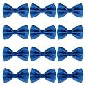 Bow Tie for Men Polyester Solid Pretied Bowties Adjustable Tuxedos Bowtie for Weddings &amp; Groom’s Gift – Bow Ties for Women
