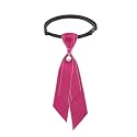 LJBFNN Bow Ties for Women, Adjustable Cute Short Womens Tie with Pearl