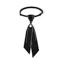 LJBFNN Bow Ties for Women, Adjustable Cute Short Womens Tie with Pearl