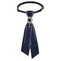 LJBFNN Bow Ties for Women, Adjustable Cute Short Womens Tie with Pearl
