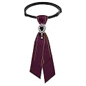 LJBFNN Bow Ties for Women, Adjustable Cute Short Womens Tie with Pearl
