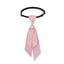 LJBFNN Bow Ties for Women, Adjustable Cute Short Womens Tie with Pearl