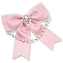 Bow Tie for Women Girls, Adjustable Bow Ties with Pearls for Dress