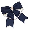 Bow Tie for Women Girls, Adjustable Bow Ties with Pearls for Dress
