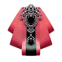 Bow Ties for Men Wedding Suit Banquet Dress Fashion Silk Solid Pre-Tied Crystal Brooch Pins Bow tie