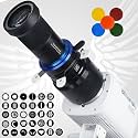 Bowens Mount Optical Snoot Photography for Amaran 150c,Spotlight Snoot Gobos kit for Monolight,Compatible with Aputure Amaran 100X/D 200D/X,150/300c,600x Pro,Godox SL60,5 Color Filters,31 Gobos