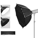 Bowens Mount Softbox, 35.4"/90cm Quick-Release Octagonal Softbox with Grid