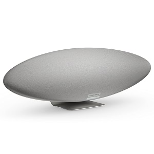 bowers amp wilkins zeppelin wireless speaker iconic design 5 drivers including subwoofer wireless streaming via bluetooth alexa built-in airplay amp spotify connect multiroom support pearl grey