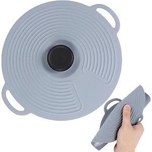 bowls pans plate reusable heating sealed leak-proof spill cover for hotel restruent home kitchen 1pcs large