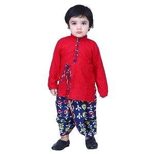 BownBee Ethnic Wear Cotton Kurta Dhoti Traditional