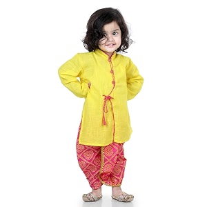BownBee Ethnic Wear Cotton Kurta Dhoti Traditional
