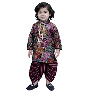BownBee Ethnic Wear Cotton Kurta Dhoti Traditional