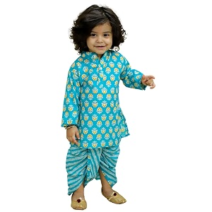 BownBee Infant Pure Cotton Dhoti Kurta Set