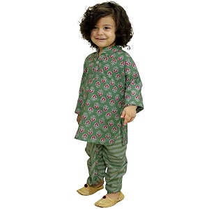 BownBee Infant Pure Cotton Dhoti Kurta Set