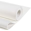 Lama 1 Meter White Rexine Matte Finish Artificial Leather for Sofa Upholstery Chair Bed Headboard Car Bike Seat Craft Thickness 1MM Width 137CMS