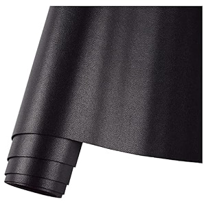 lama 2 meter black rexine matte finish artificial leather for sofa upholstery chair bed headboard car bike seat craft thickness 1mm width 137cms