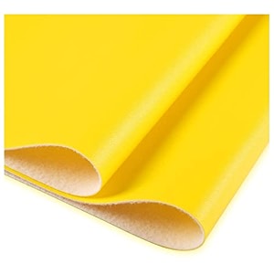 lama 2 meter yellow rexine matte finish artificial leather for sofa upholstery chair bed headboard car bike seat craft thickness 1mm width 137cms