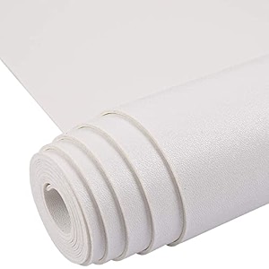 lama 6 meter white rexine matte finish artificial leather for sofa upholstery chair bed headboard car bike seat craft thickness 1mm width 137cms