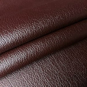 nylex 1 meter coffee rexine matte finish artificial pu leather leatherette solid 1mm thick for sofa upholstery car bike seat craft