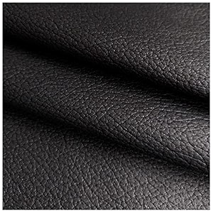 nylex 3 meter black rexine matte finish artificial pu leather leatherette 1mm thick for sofa upholstery car bike seat craft