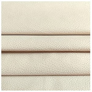 nylex 4 meter cream rexine matte finish artificial pu leather leatherette 1mm thick for sofa upholstery car bike seat craft