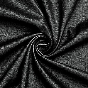 nylex 6 meter glossy black rexine matte finish artificial pu leather leatherette 1mm thick for sofa upholstery car bike seat craft