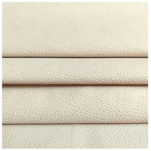 nylex 7 meter cream rexine matte finish artificial pu leather leatherette 1mm thick for sofa upholstery car bike seat craft