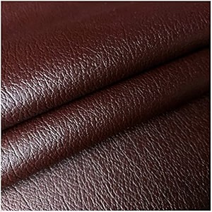 nylex half meter coffee rexine matte finish artificial pu leather leatherette 1mm thick for sofa upholstery car bike seat craft solid