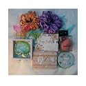 Box of Bliss 9pcs Birthday Gift Combo/Hamper for Women&amp;Girls 2 Scrunchies, 2 Clutches, Birthday Card, Charm Bracelet,Pocket Mirror, Blender, Mini Diary| Gift for Her |Anniversary, Valentines(GREEN)