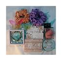 Box Of Bliss 9pcs Birthday Gift Combo/Hamper/Set for Women and Girls 2 Scrunchies, 2 Clutches, Birthday Card, CharmBracelet, Pocket Mirror,Blender,Mini Diary| Gift for Her (black)