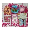 Box of Bliss 9pcs Birthday Gift Combo/ Hamper for Women and Girls 2 Scrunchies, 2 Clutches, Birthday Card, Charm Bracelet, Mirror, Blender, Mini Diary| Gift for Her |Anniversary, Valentines (grey)