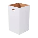 Box USA 50 Gallon 18 L x 18 W x 36 H 10-Pack Cardboard Trash Cans and Recycling Bins, Reusable or Disposable Pop Up Garbage Boxes