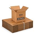 BOX USA Cube Shipping Boxes, 8x8x8" 25-Pk for Shipping & Packing