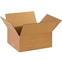 BOX USA Shipping Boxes Multi-Depth 14"L x 12"W x 6"H, 25-Pack | Corrugated Cardboard Box for Packing, Moving and Storage
