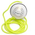 BOXCO Practice Hanging Cricket Ball Leather | Standard Size White Practice Knocking Ball for Batting | 7 ft Cord Included | Cricket Training & Batting Practice Ball