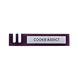 boxer gifts 39cookie addict39 wooden desk sign  fun desk accessory with novelty cookie biscuit holder  great gift for colleagues