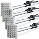 BoxerTool Heavy Duty Adjustable Load Lock Bars for Trailers 89” – 104” Long Steel Ratcheting Cargo Bar - 4 Pack