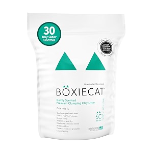 boxiecat gently scented premium clumping clay cat litter 16 lb