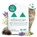 Boxiecat Gently Scented Premium Clumping Clay Cat Litter, 28 lb