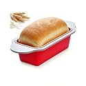 Boxiki Kitchen Premium Non-Stick Silicone Bread Loaf Pan, 9x5 Inches – Heavy-Duty Steel Frame, Non-Toxic, BPA &amp; PFOA Free – Perfect for Pound Cakes, Breads, &amp; More.