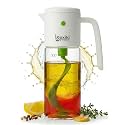 Boxiki Kitchen Salad Dressing Mixer Bottle – Leakproof Glass Shaker with Measurements | Easy Blend Oil & Vinegar Dispenser for Healthy Homemade Sauces, Marinades & Vinaigrettes