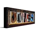BOXING Custom Photo Name Art | Premium Stretched Canvas | 30”x10"