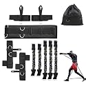 Boxing Resistance Bands Set for Speed and Agility, Workout Band Ankle Exercise Bands Legs Ankle Straps for Resistance Training Enhance Explosive Power