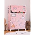 BOXJOY 12 Shelf Plastic Kids Wardrobe with