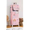BOXJOY 6 Shelf Plastic Kids Wardrobe with